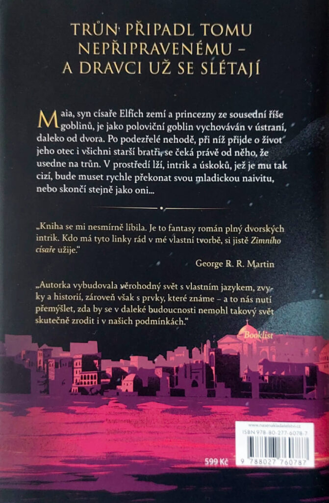 Zimní císař - zadní strana