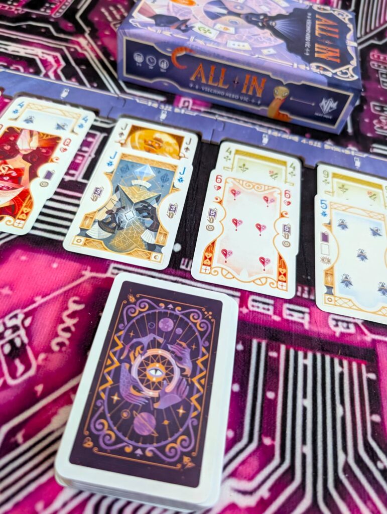 All-In: Všechno nebo víc - nabídka karet