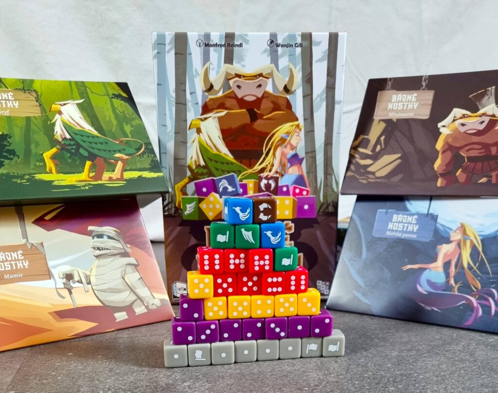 Bájné kostky - komponenty