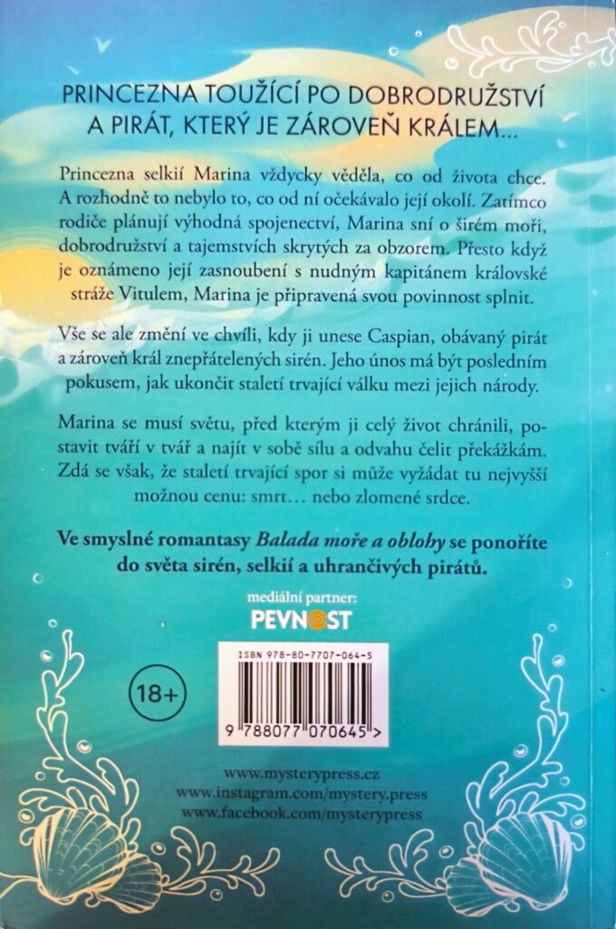 Balada moře a oblohy zadní strana