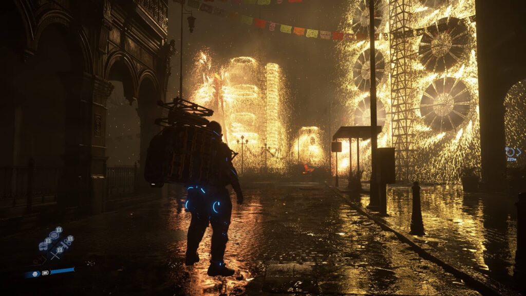 Death Stranding 2 On the Beach - ohňostroj