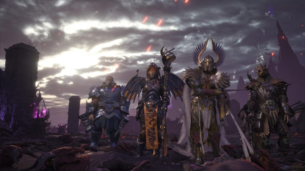 Dragonkin The Banished-čtyři hrdinové