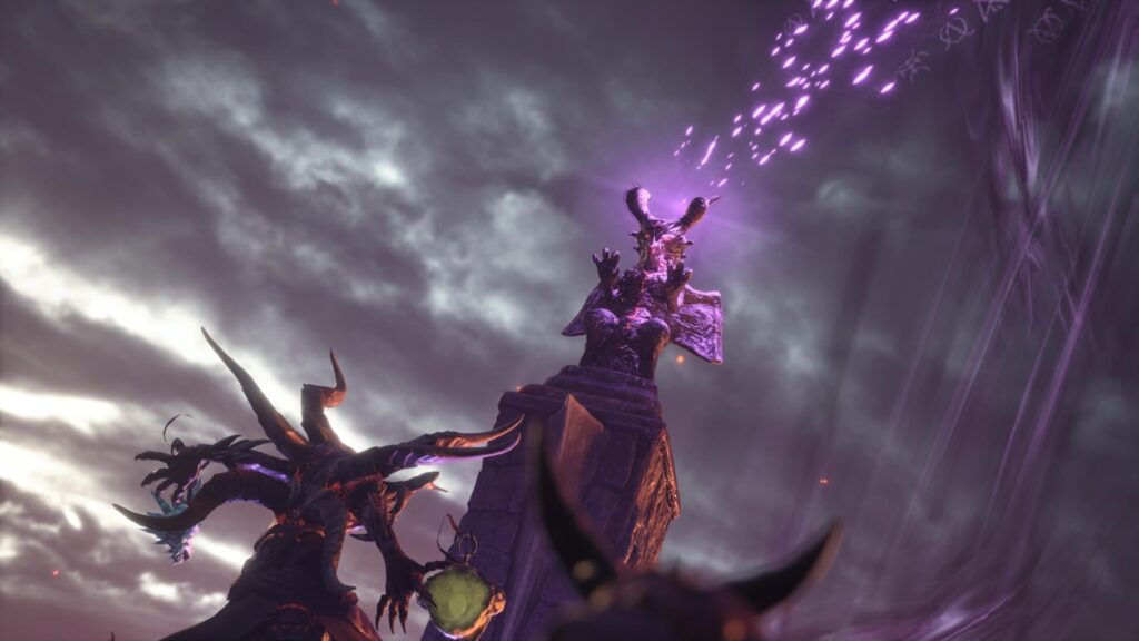 Dragonkin The Banished-socha a magie