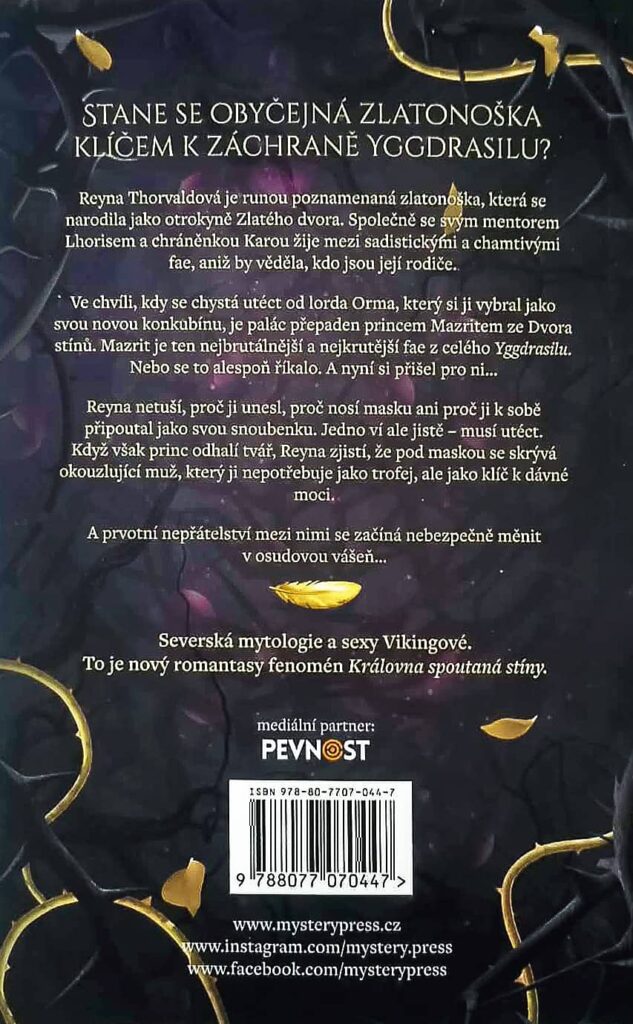 Dvůr havranů a zkázy - zadní strana