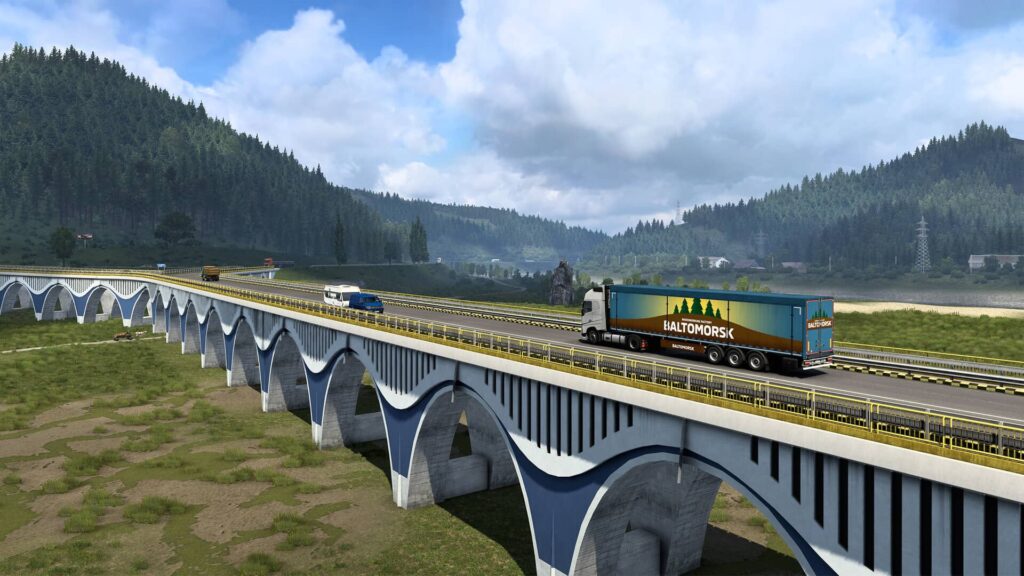 ETS2 Road to the Black Sea - hornatá krajina