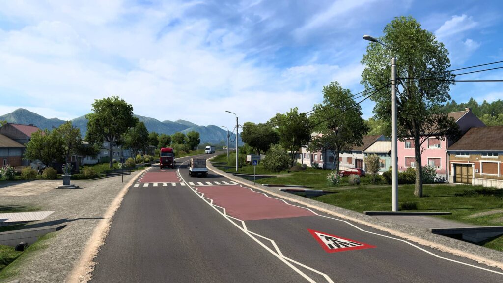 ETS2 Road to the Black Sea - silniční značení