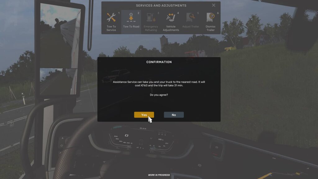Euro Truck Simulator 2 poplatek za odtah na silnic