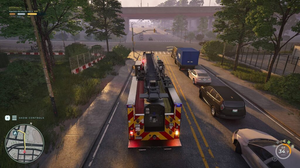 Firefighting Simulator Ignite - výjezd