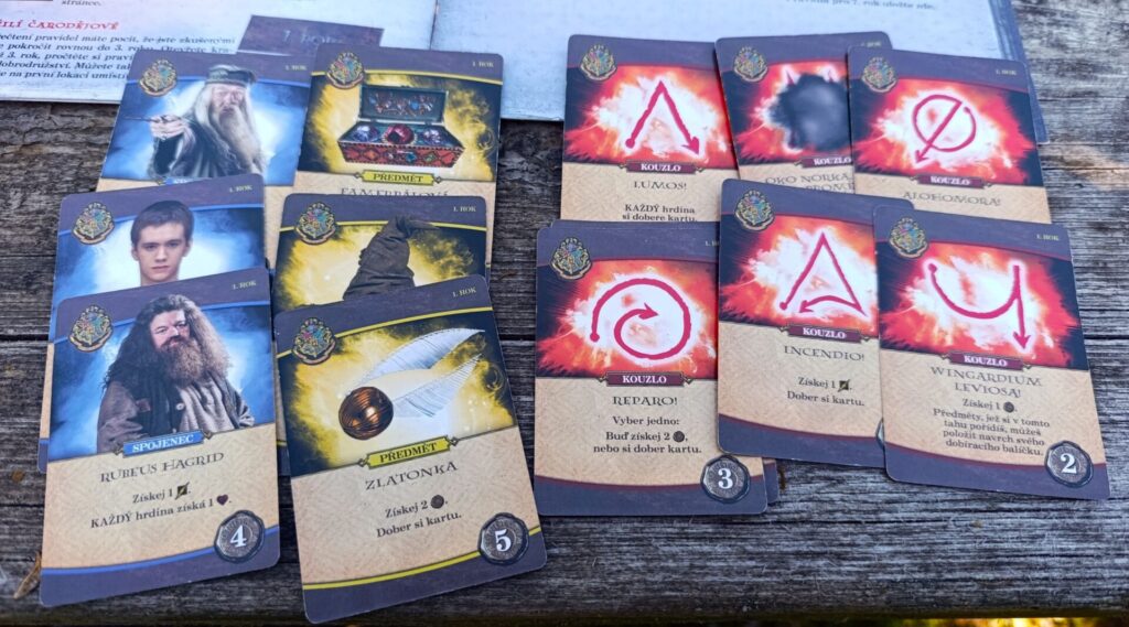 Harry Potter Boj o Bradavice - Bradavické karty