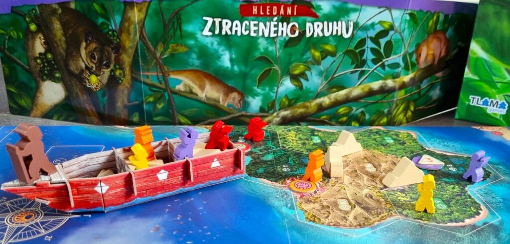 Hledání ztraceného druhu - herní komponenty