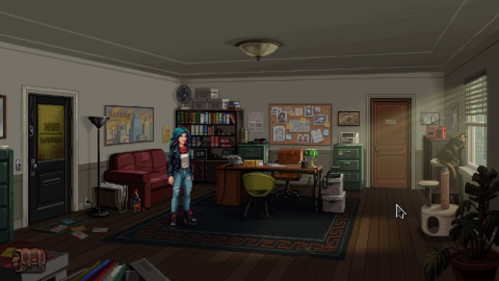 Kathy Rain 2 Soothsayer - kancelář