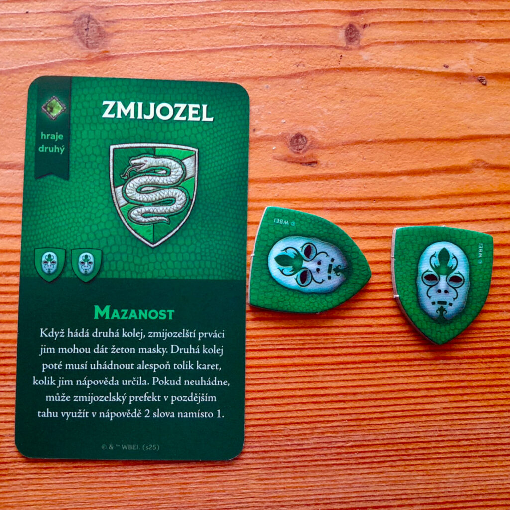 Krycí jména: Zpátky do Bradavic - schopnosti Zmijozel