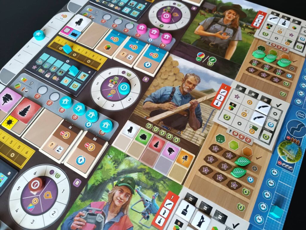 Letokruhy - desky hráčů