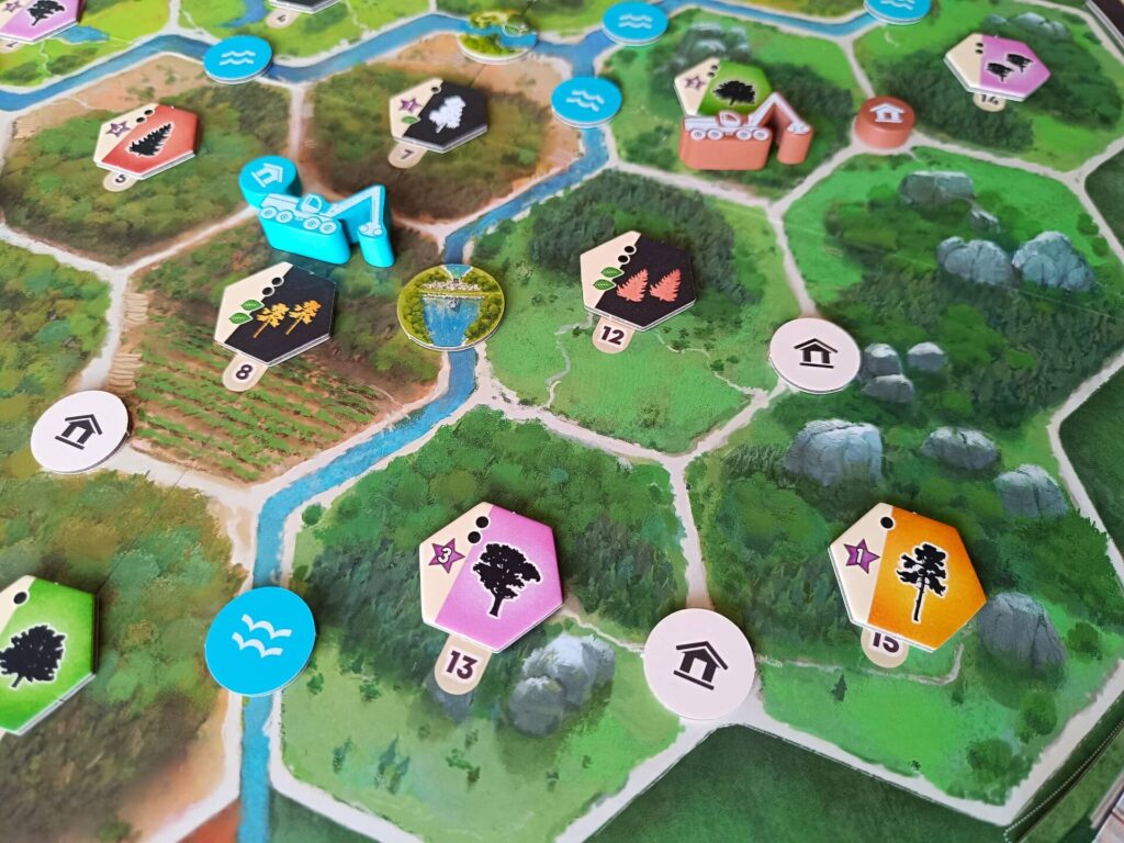 Letokruhy - detail herního plánu