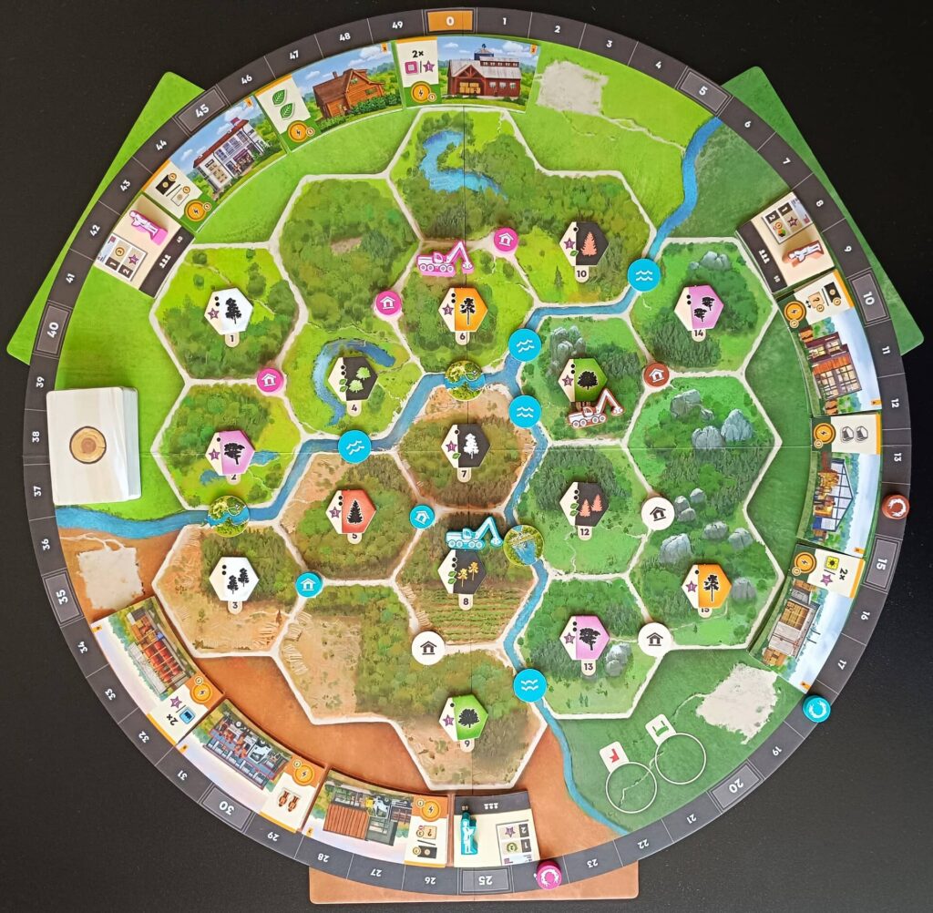 Letokruhy - herní plán