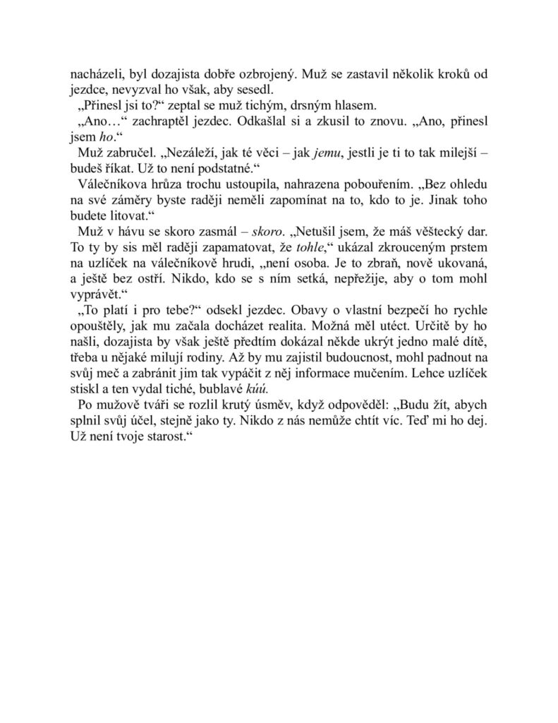 Osvobodit temnotu - ukázka 4