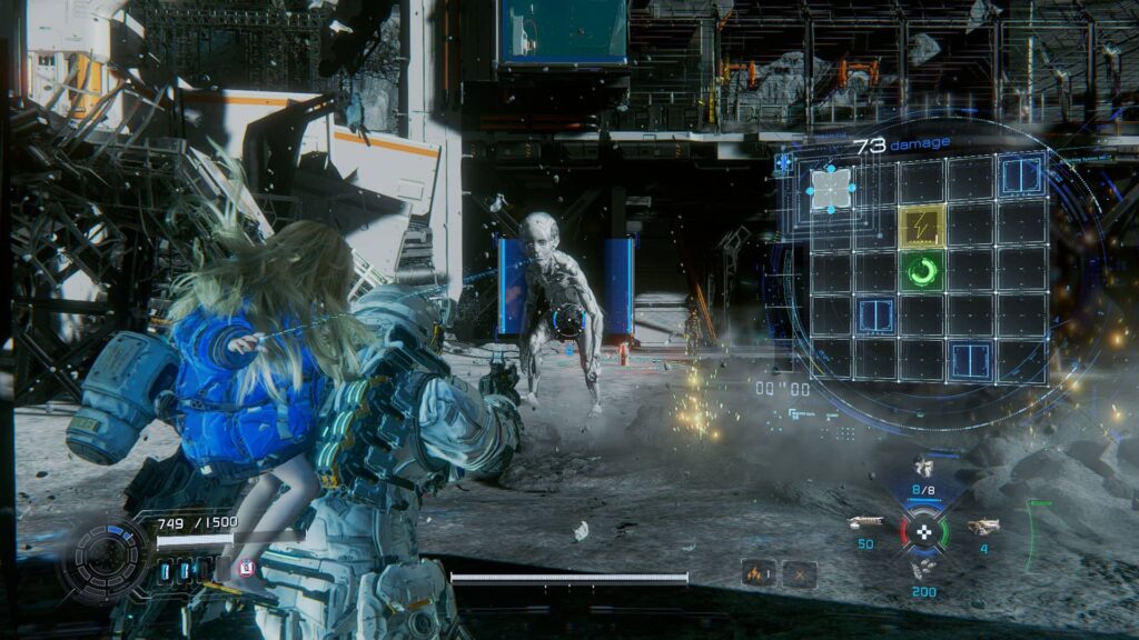 Pragmata - hackovací mřížka