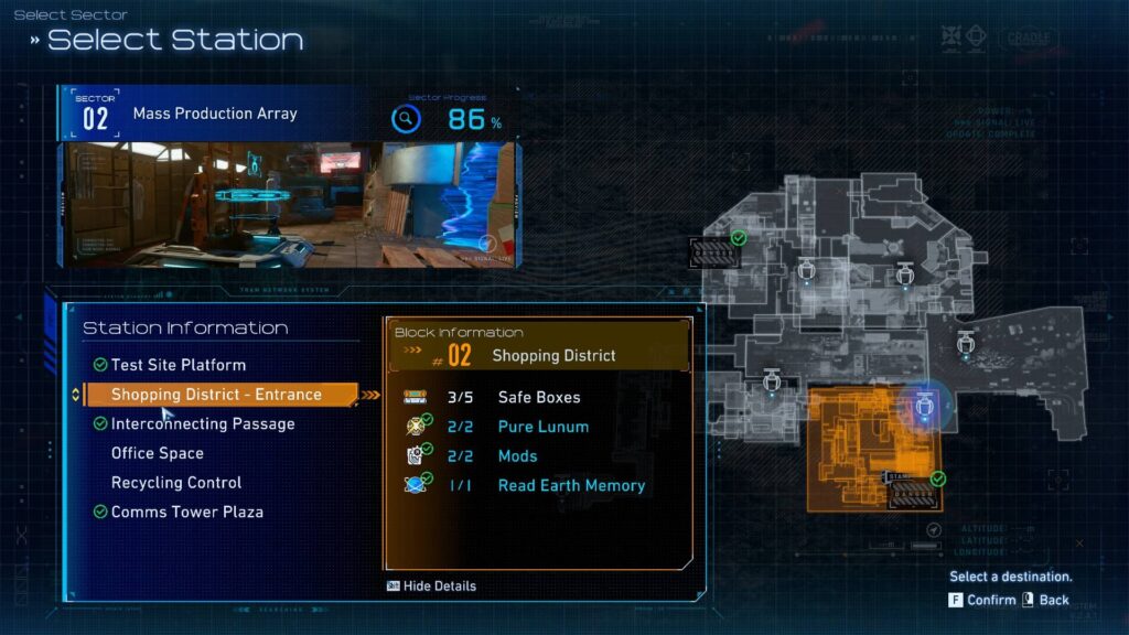 Pragmata - rozdělení oblasti