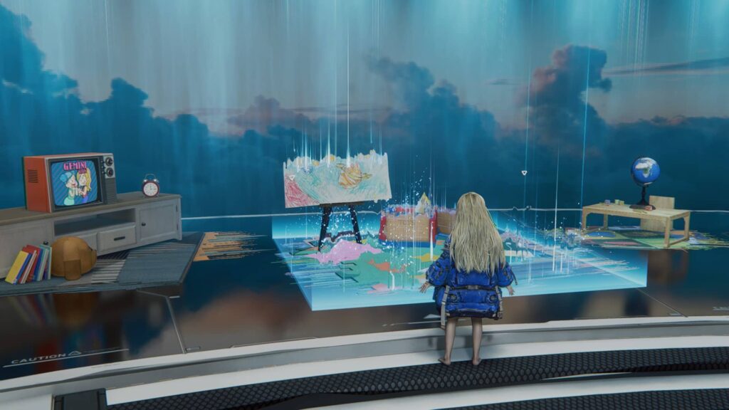 Pragmata - výzdoba hubu