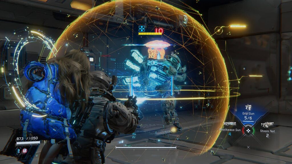 Pragmata - znehybnění nepřítele