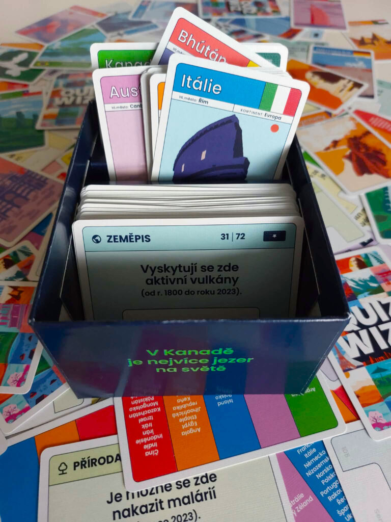 Quiz Wiz - pohled do krabičky