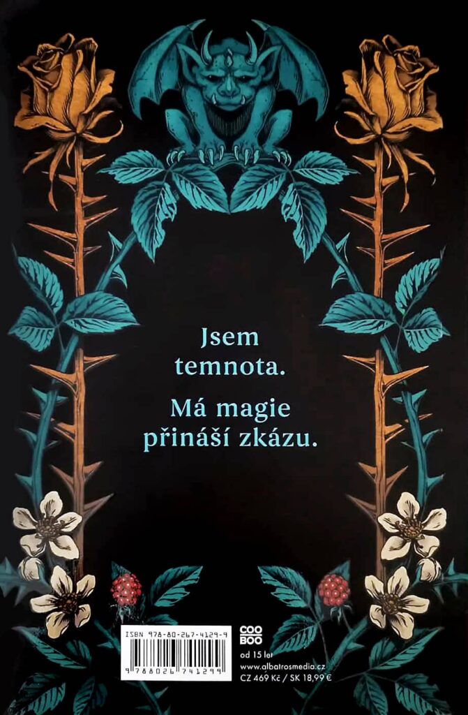 Sedm smrtelných trnů - zadní strana