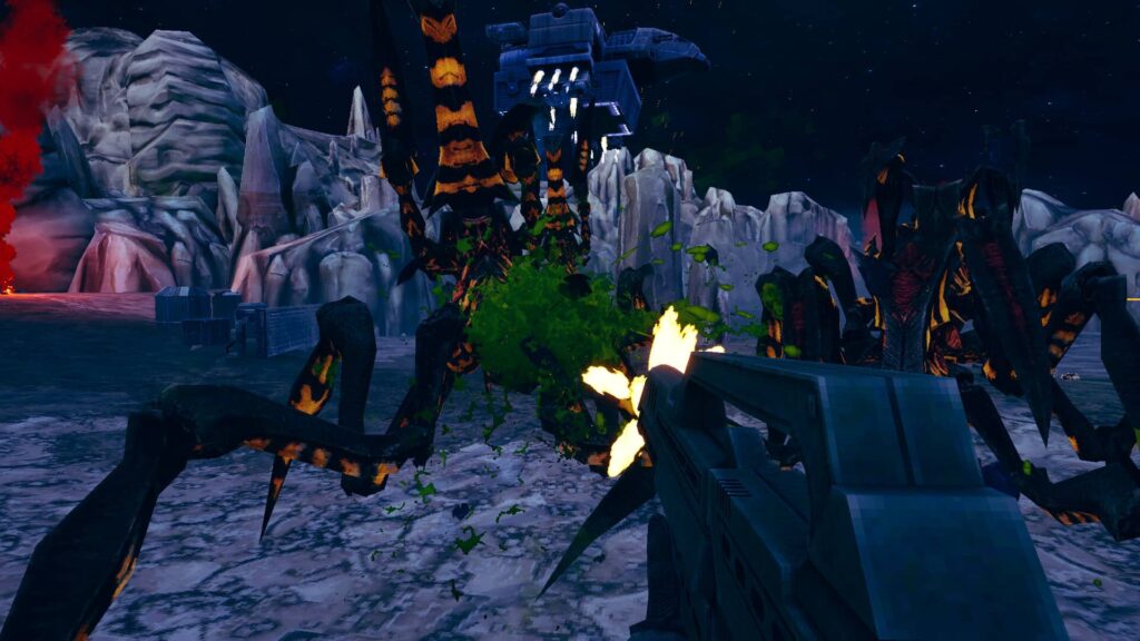 Starship Troopers Ultimate Bug War! - noční boj o přežití