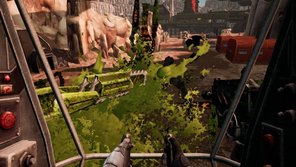 Starship Troopers Ultimate Bug War! - řez řetězovou pilou