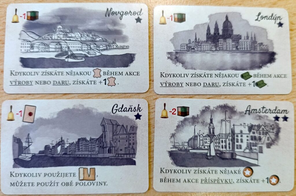 Střet měst - karty spojenců 2