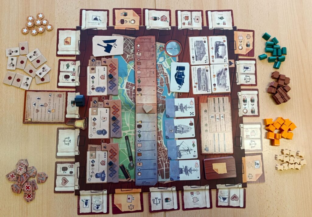 Střet měst - pohled na plán hry