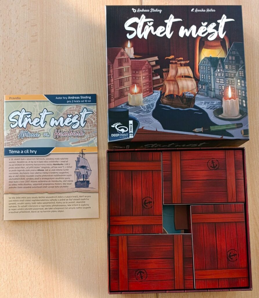 Střet měst - vše se krásně vejde do krabice