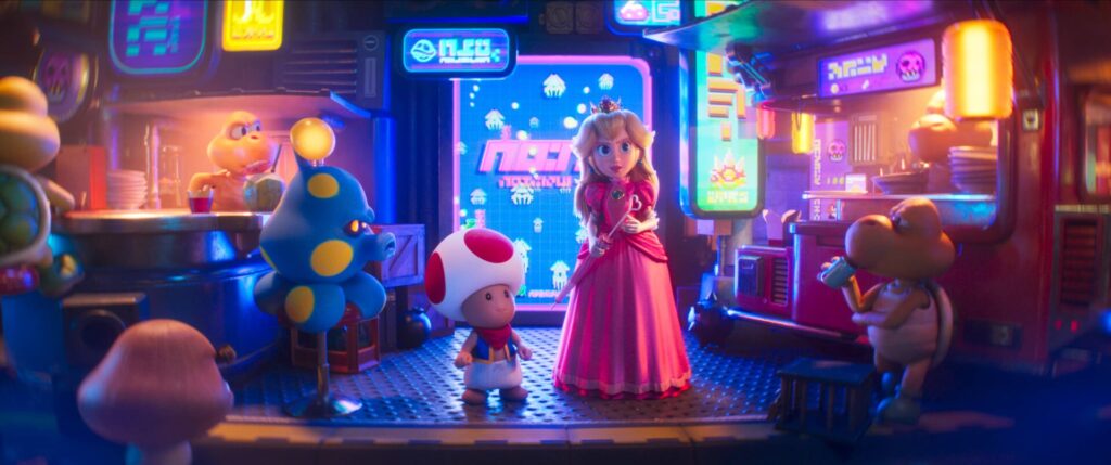 Super Mario galaktický film - Toad a Peach