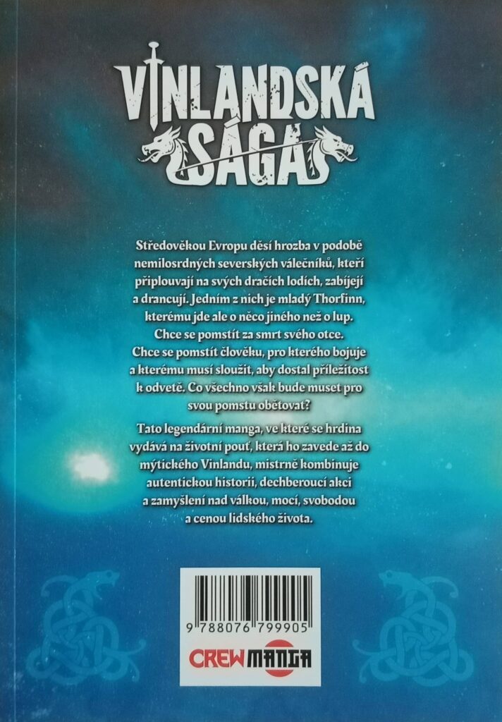 Vinlandská sága 1 - zadní strana