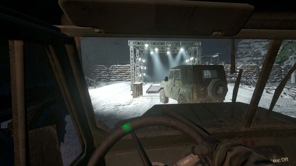 Zero Caliber Frostbite - řízení auta