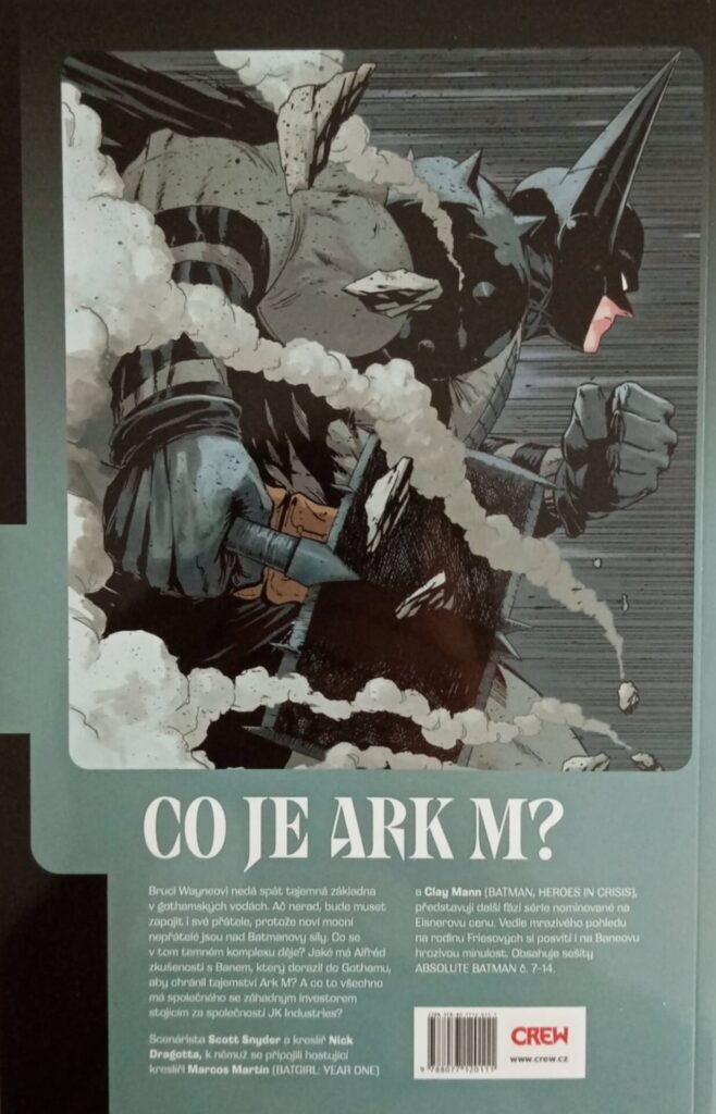 Absolute Batman 2 Ohavnost - zadní strana