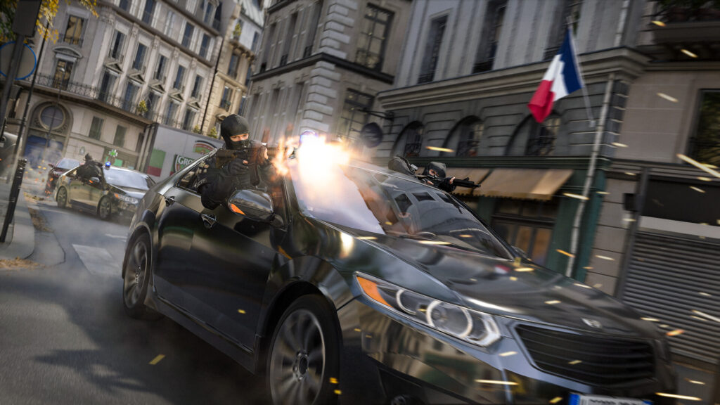 Call of Duty Modern Warfare 4 - střelba za jízdy