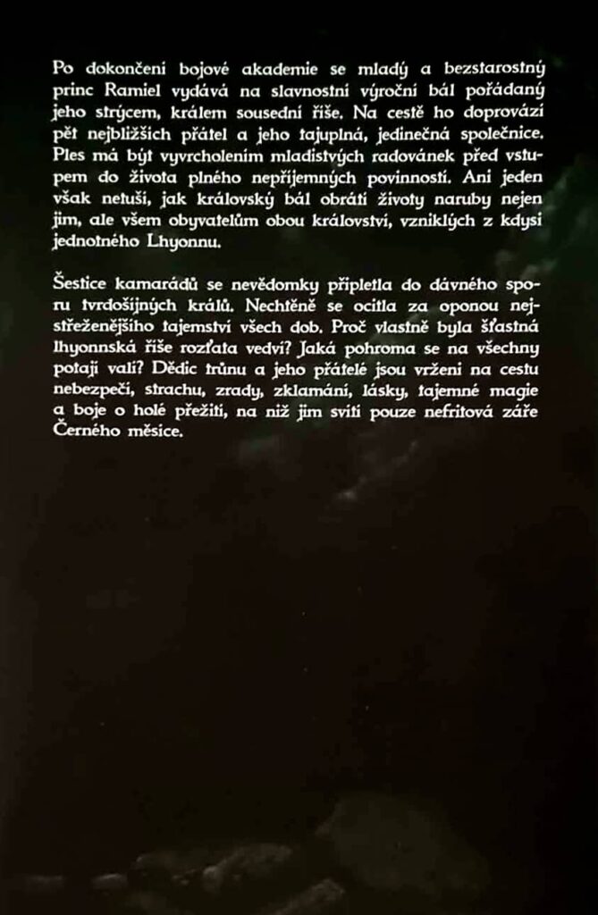 Černý měsíc - Minulost - zadní strana