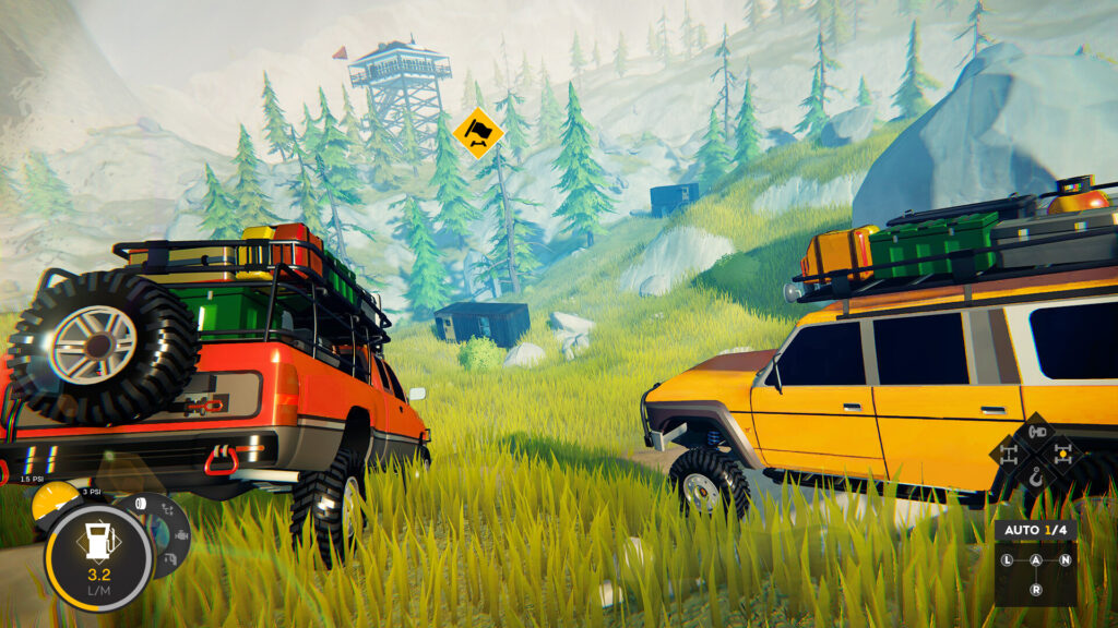 Cozy Offroad Simulator Together watch tower