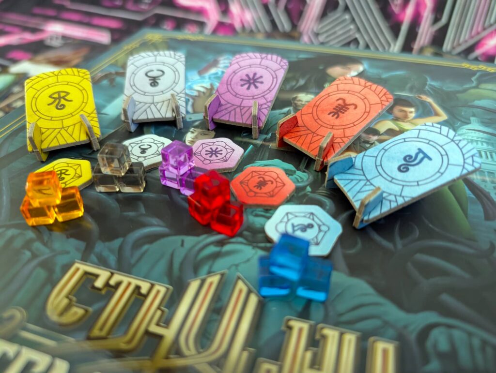 Cthulhu: Temné časy - komponenty hráčů