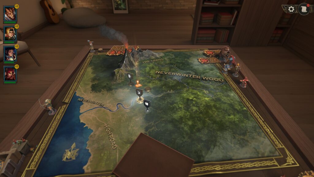 Demeo x Dungeons & Dragons Battlemarked - herní mapa