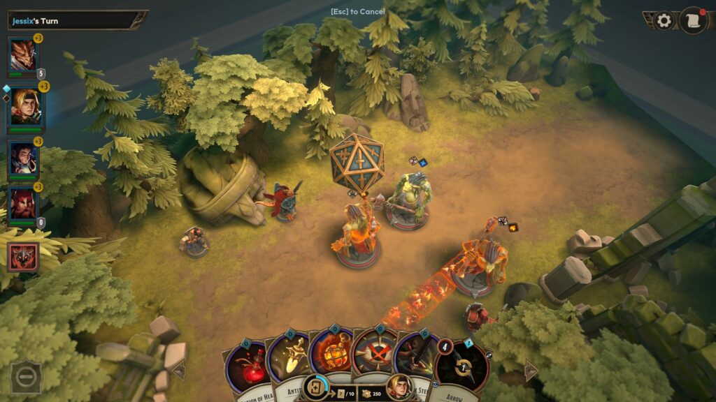 Demeo x Dungeons & Dragons Battlemarked - hod kostkou