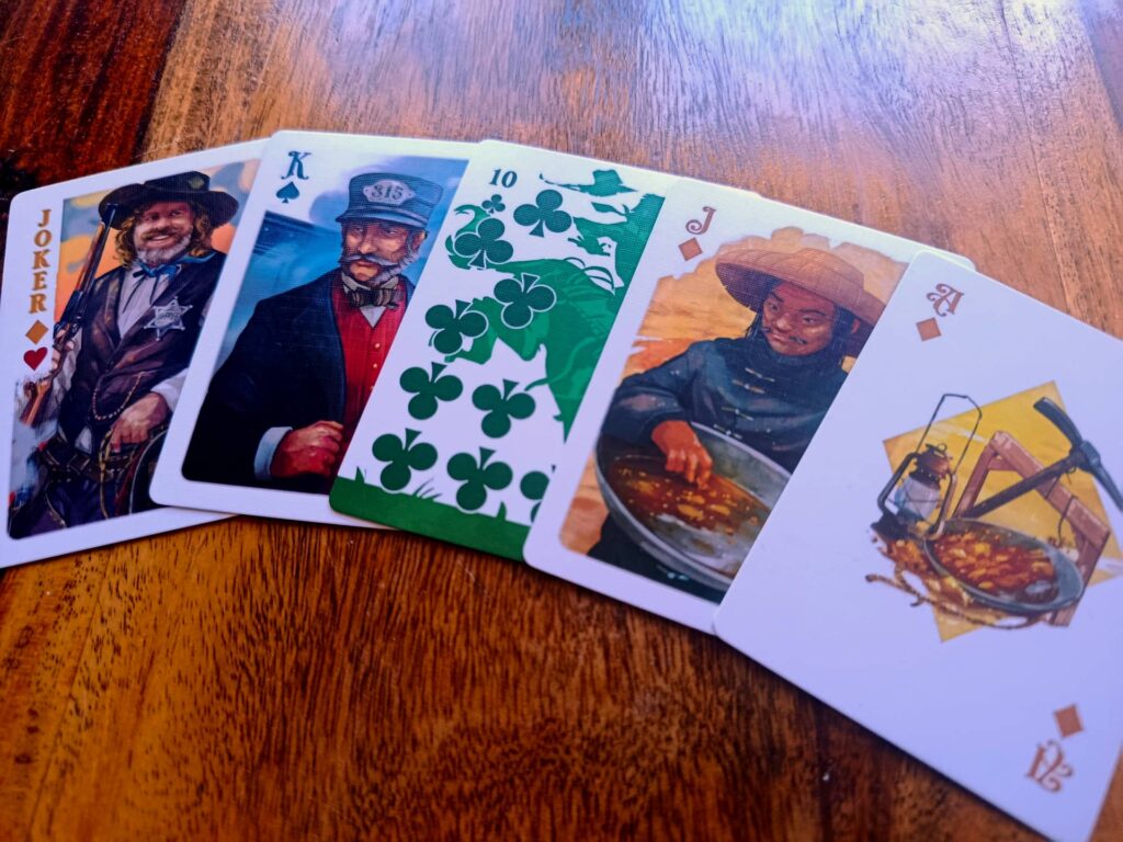 Divoká kolej - pokerové karty