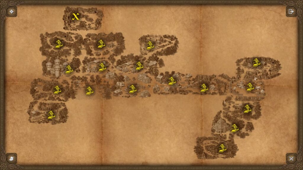 Hero of the Kingdom The Lost Tales 3 - mapa