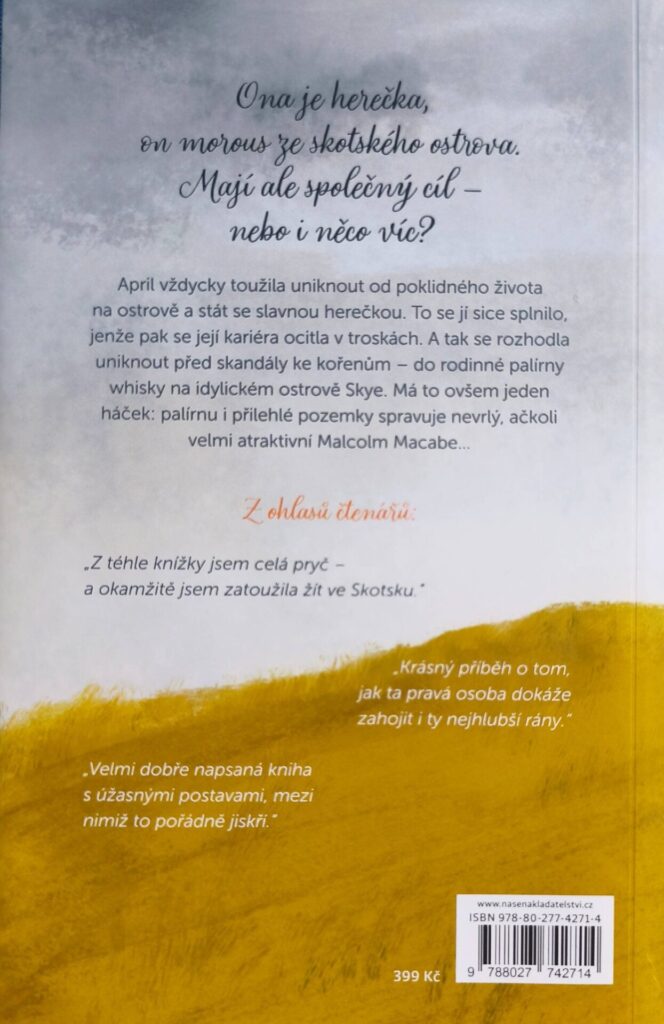 Láska s chutí whisky - zadní strana