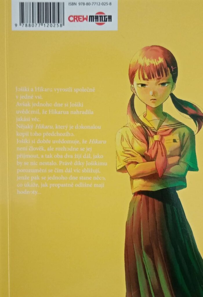 Léto, kdy Hikaru zemřel 3 - zadní strana
