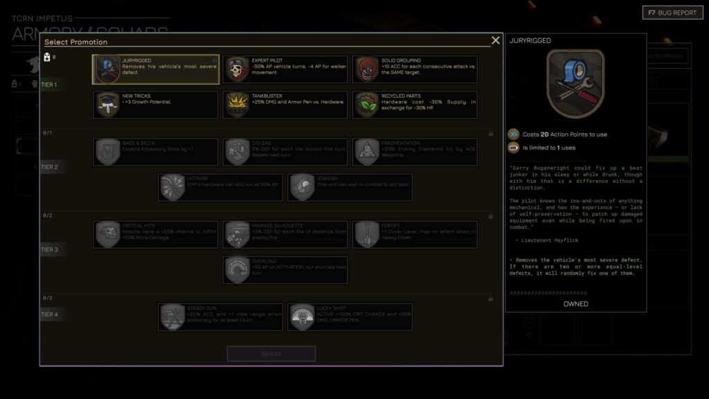 MENACE - leader skills