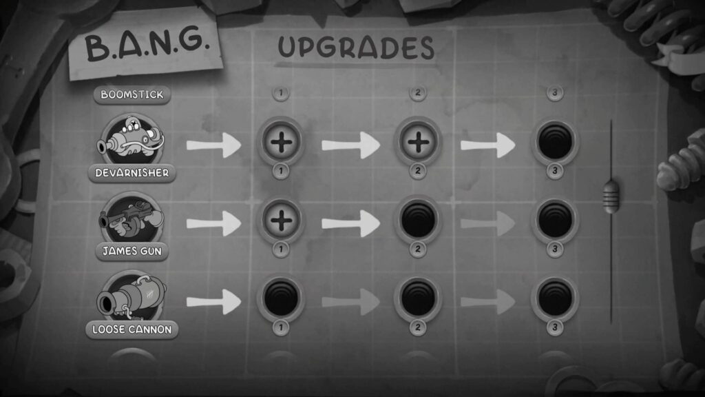 MOUSE P.I. For Hire - vylepšování zbraní
