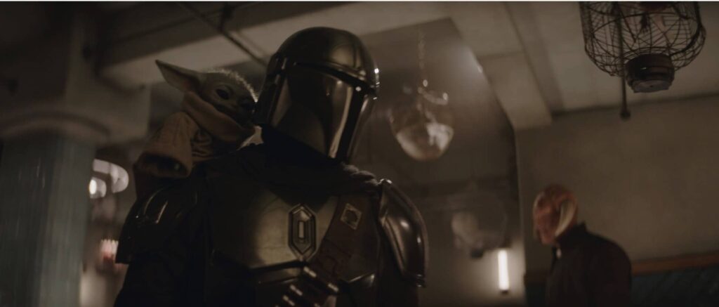 Mandalorian a Grogu - dvojice v baru