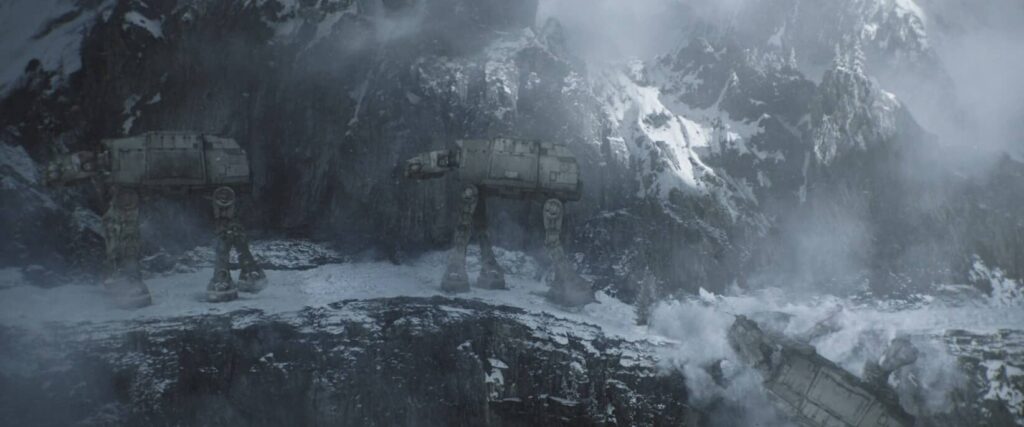 Mandalorian a Grogu - sněžná bojovka