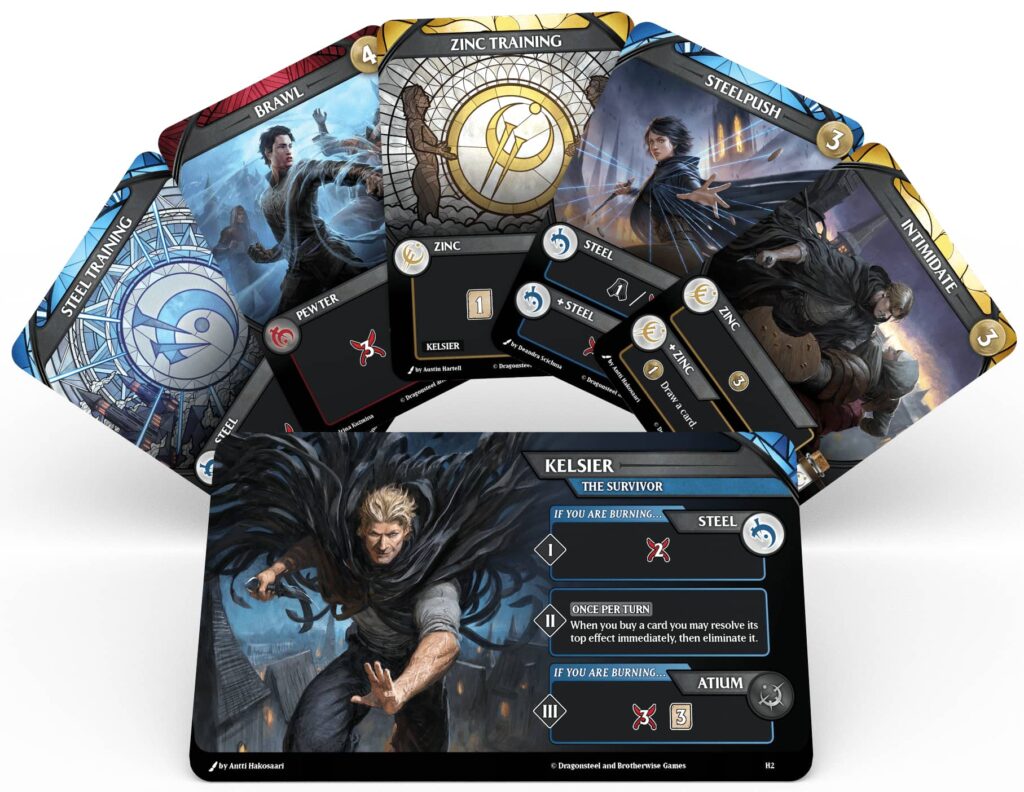 Mistborn: The Deckbuilding Game -balíček Kelsiera